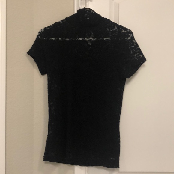 Lauren Ralph Lauren high neck lace and tank top